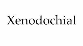 How to Pronounce Xenodochial [upl. by Durkin]