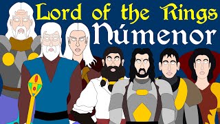 Lord of the Rings Complete History of Numenor [upl. by Atirac557]