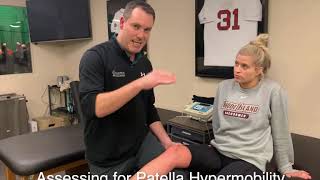 Assessing for Patella Hypermobility [upl. by Tonnie181]