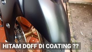 COATING NMAX WARNA HITAM DOFF  WARNA JADI SEMAKIN PEKAT [upl. by Parent]