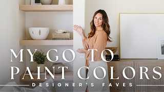 Designers Favorite Paint Colors  Interior Design Secrets [upl. by Annadiana]