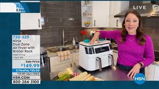 Ninja Dual Zone Air Fryer with Broil Rack and Recipes [upl. by Quartet]