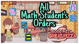 All Math Students Orders  Good Pizza Great Pizza  Math Kid [upl. by Brunn55]