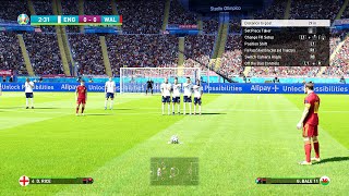 I Recreated Bales Free Kick Goal vs England PES 2021 [upl. by Eelarbed]