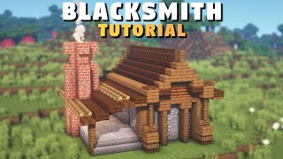 Minecraft EASY Blacksmith Tutorial [upl. by Ynnav46]