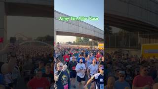 Army TenMiler Race 2024 armytenmiler runarmyrunstrong stmshohel [upl. by Aihsenrad]