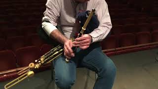 Irish bagpipes Jerry OSullivan plays quotCraigs Pipesquot on the uilleann pipes [upl. by Nossyla]