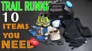 10 MUST HAVES for Trail Running Beginners [upl. by Quitt758]