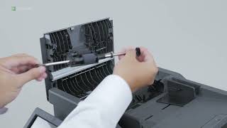 MX622 Lexmark ADF Roller Removal video [upl. by Lorenza853]