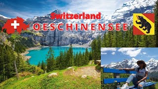 Oeschinensee Switzerland Oeschinenlake 4K [upl. by Sarita]