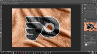 Photoshop Tutorial Conform an image to a surface using a displacement map [upl. by Moyra]