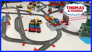 Thomas amp Friends All Around Sodor Deluxe Trackmaster Train Set review [upl. by Pendleton]