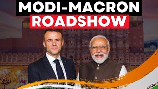 ModiMacron Rally LIVE  PM Modi amp French President Emmanuel Macron visit Jaipur  PM Modi LIVE [upl. by Whitby753]