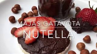 Mājās gatavota nutella Vegāniskas receptes Bez cukura [upl. by Tirrag651]