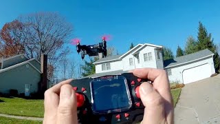 Holy Stone HS190 Portable Pocket Drone Flight Test Review [upl. by Ariet180]