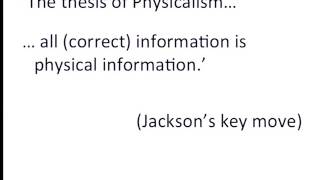 Philosophy 3 Lecture 14 Frank Jacksons quotEpiphenomenal Qualiaquot [upl. by Ennovyahs791]