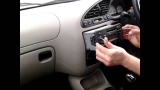 Radio Removal Ford Fiesta 19952002  JustAudioTips [upl. by Harleigh46]