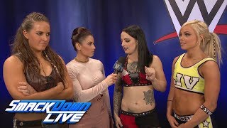 The Riott Squad introduce themselves SmackDown LIVE Nov 28 2017 [upl. by Lengel477]