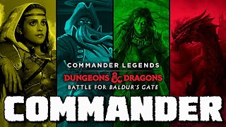 Which Baldurs Gate Commander Deck Should You Buy  Commander Legends Deck Guide [upl. by Ennoid]