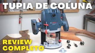 Tupia de Coluna  O review mais completo da GOF 130 Bosch no Youtube [upl. by Claudia]