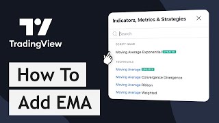 How To Add EMA In Tradingview 2022 [upl. by Llenyt974]