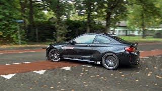 460HP BMW M2 F87 with Akrapovic  EPIC Drifts Donut and Accelerations [upl. by Oriaj]