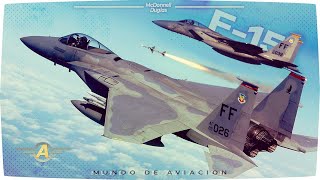 McDonnell Douglas F15 Eagle  La superioridad aérea [upl. by Strepphon]