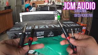 Tutorial setting effect behringer fx2000  JCM Audio [upl. by Yelehsa]