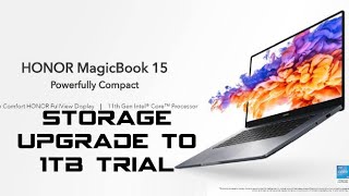 Honor Magicbook 15 Storage upgrade to 1 TB [upl. by Ennyroc503]