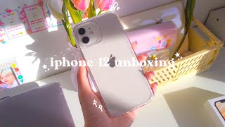 unboxing iPhone 12 🍎  MagSafe charger [upl. by Enilrem]