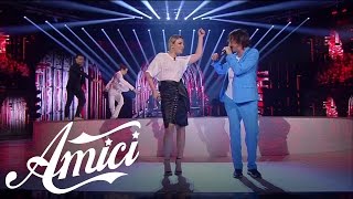 Amici 16  Duetto di Sebastian con Gianna Nannini ed Elisa  Amandoti [upl. by Ynagoham865]