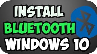 How to download and install intel bluetooth driver in windows 1087 [upl. by Pandich]