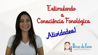 Atividades para estimular a escrita parte II  Consciência Fonológica [upl. by Eneiluj742]