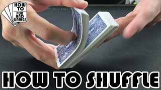 How to Shuffle Cards Beginner to Advanced [upl. by Yeslaehc]