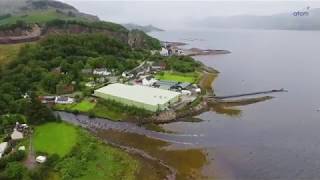 Cooke Aquaculture Salmon Production Facility in Furnace Scotland [upl. by Iderf]