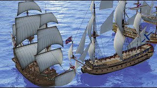 Sail Ship Size Comparison 3D [upl. by Hanfurd390]