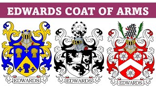 Edwards Coat of Arms amp Family Crest  Symbols Bearers History [upl. by Sparkie104]