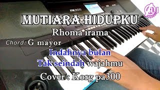 MUTIARA HIDUPKU  Rhoma Irama  Karaoke Dangdut Korg Pa300 [upl. by Caralie]