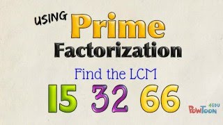 Find LCM of 15 32 and 66 using Prime Factorization 2 Take it further [upl. by Inesita]