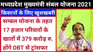 मुख्यमंत्री संबल योजना हितग्राहियों के खातों में ट्रांसफर होंगे 379 करोड़ l sambal yojana mp 2021 [upl. by Adniral276]