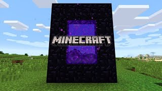 como hacer un portal al nether minecraft en modo creativo [upl. by Aurelie]