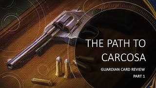 Arkham Horror LCG  The Path to Carcosa Guardian Review  Part 1 [upl. by Adhamh]