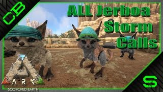 ARK Scorched Earth  All Jerboa Storm Warning Calls [upl. by Newmark]