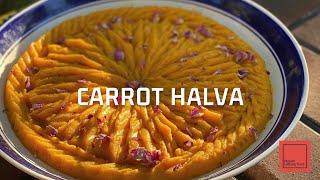 Carrot Halva  Halva Havij  Persian Culinary Tours  حلوا هویج [upl. by Freeland534]