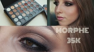 MORPHE 35K PALETTE TUTORIAL  Morgan Cohen [upl. by Yellehs914]