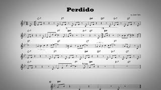 Perdido  Play along  C instruments [upl. by Lemart]