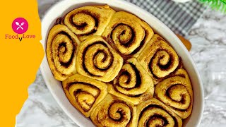 Cinnamon Rolls Recipe  Cinnamon Rolls with Cream Cheese Icing  Cinnamon Rolls FoodvLove [upl. by Hibben]