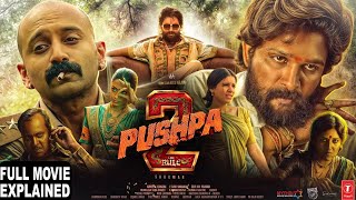 Pushpa 2  The Rule 🔥  New Released Hindi Dubbed Movie factsAllu Arjun Sukumar Rashmika Fahadh [upl. by Cassy]