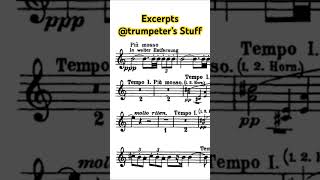 TRUMPET EXCERPTS Symphony No1 Gustav Mahler [upl. by Ecnerol]