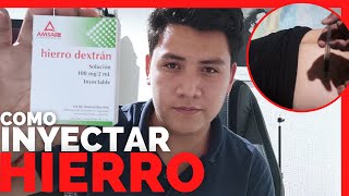 ✅Como ADMINISTRAR HIERRO sin DOLOR  INYECCION INTRAMUSCULAR en Z  ENFERMERIA [upl. by Ynnavoeg967]